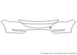 cx-5 3M Clear Bra Bumper Precut PPF Diagram
