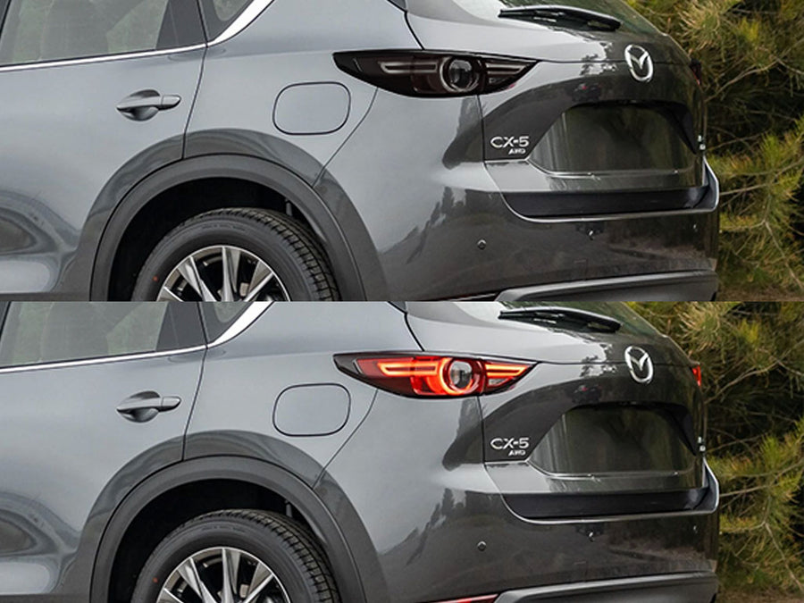 cx-5 Before and After Smoked Taillights