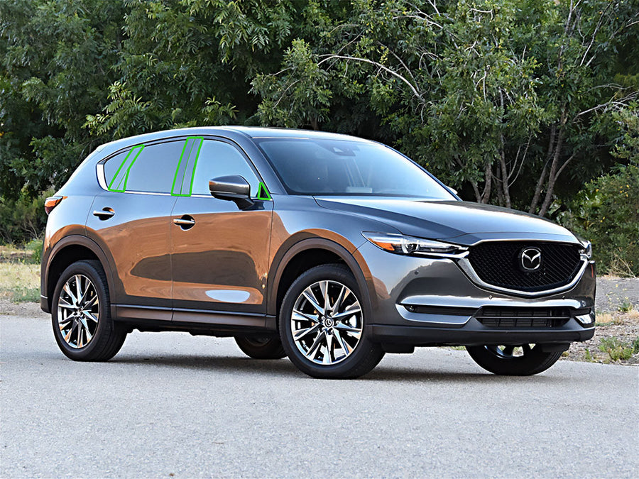 mazda cx-5 2017-2023 Pillar Post Trim Installation Location