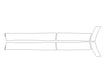cx-50 Avery Dennison Clear Bra Door Cup Precut PPF Diagram