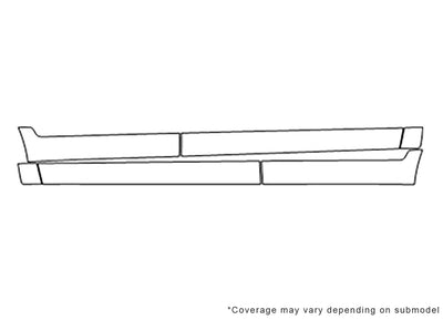 cx-7 Avery Dennison Clear Bra Door Cup Precut PPF Diagram