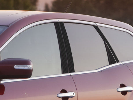 mazda cx-7 2007-2012 Carbon Fiber Pillar Cover Diagram