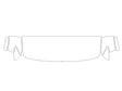 cx-70 3M Clear Bra Hood Precut PPF Diagram