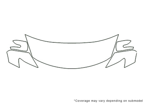 cx-9 3M Clear Bra Hood Precut PPF Diagram