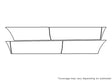 cx-9 3M Clear Bra Door Cup Precut PPF Diagram