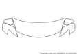 cx-9 3M Clear Bra Hood Precut PPF Diagram