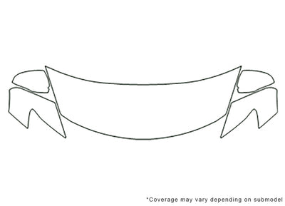 cx-9 Avery Dennison Clear Bra Hood Precut PPF Diagram
