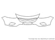 cx-9 Avery Dennison Clear Bra Bumper Precut PPF Diagram