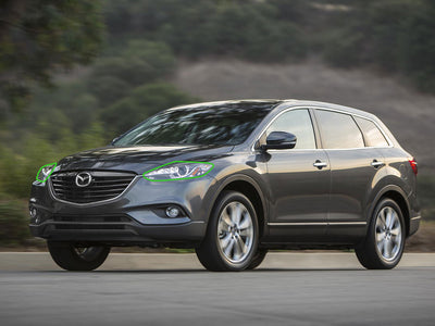 mazda cx-9 2013-2015 Headlight Protection Installation Location