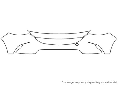 cx-9 Avery Dennison Clear Bra Bumper Precut PPF Diagram