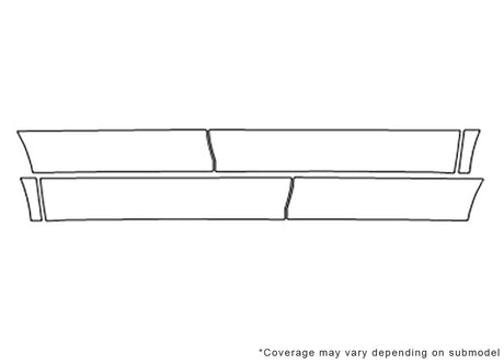 cx-9 Avery Dennison Clear Bra Door Cup Precut PPF Diagram