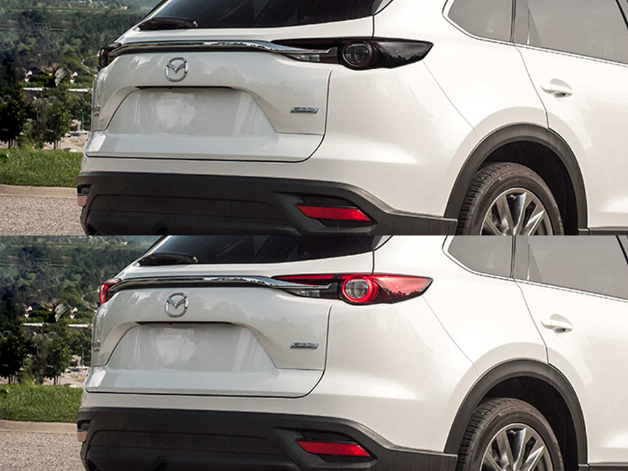cx-9 Before and After Smoked Taillights