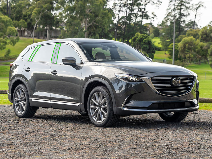 mazda cx-9 2016-2023 Pillar Post Trim Installation Location