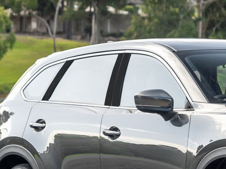 mazda cx-9 2016-2023 Carbon Fiber Pillar Cover Diagram