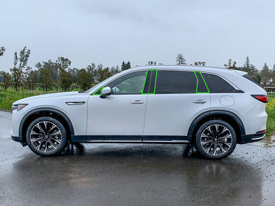 mazda cx-90 2024-2024 Pillar Post Trim Installation Location