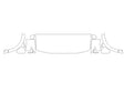 cx-90 3M Clear Bra Hood Precut PPF Diagram