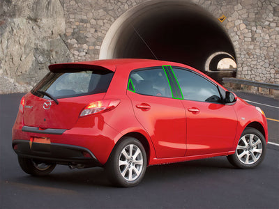 mazda mazda2 2011-2014 Pillar Post Trim Installation Location