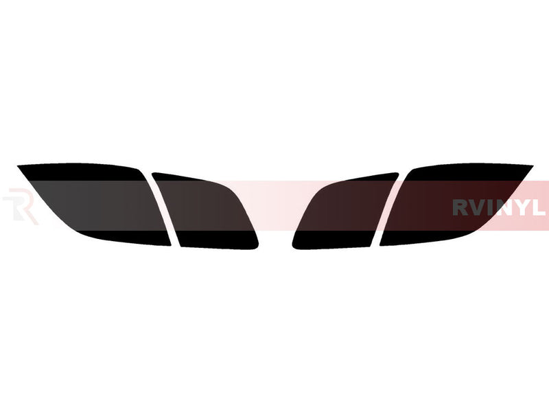 3 (hatchback) Precut Tail Light Tint Diagram