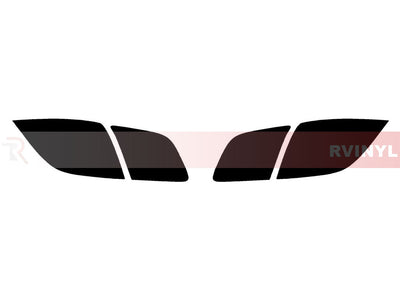 3 (hatchback) Precut Tail Light Tint Diagram