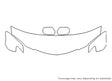 3 Avery Dennison Clear Bra Hood Precut PPF Diagram