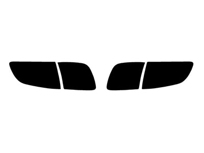 3 (sedan) Precut Tail Light Tint Diagram
