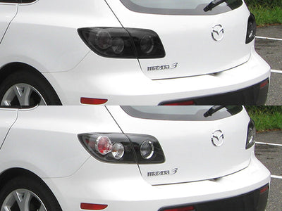 3 (hatchback) Before and After Smoked Taillights