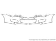 3 Avery Dennison Clear Bra Bumper Precut PPF Diagram