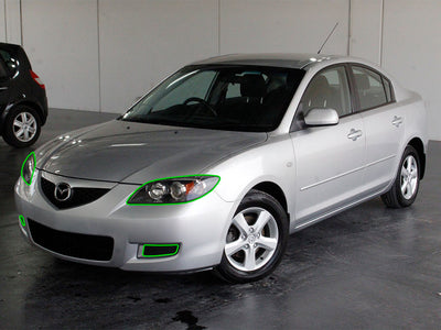 mazda mazda3 2006-2009 Headlight Protection Installation Location