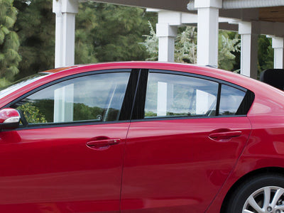 mazda mazda3 2010-2013 (sedan) Brushed Aluminum Black Pillar Cover Diagram