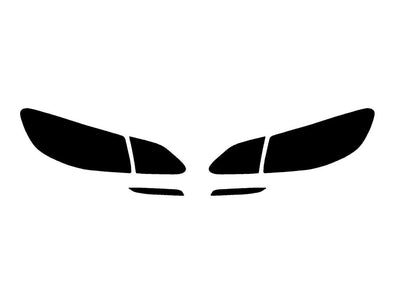 3 (sedan) Precut Tail Light Tint Diagram