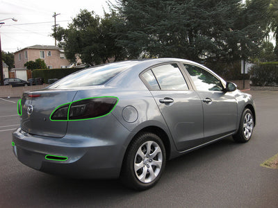 3 (sedan) Tail Light Tint Installation Points