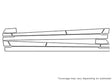 3 3M Clear Bra Door Splash Precut PPF Diagram