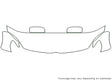 5 Avery Dennison Clear Bra Hood Precut PPF Diagram