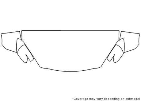 5 Avery Dennison Clear Bra Hood Precut PPF Diagram