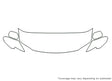 6 3M Clear Bra Hood Precut PPF Diagram