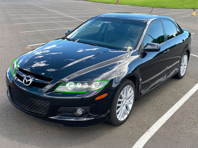 mazda mazda6 2003-2008 Headlight Protection Installation Location