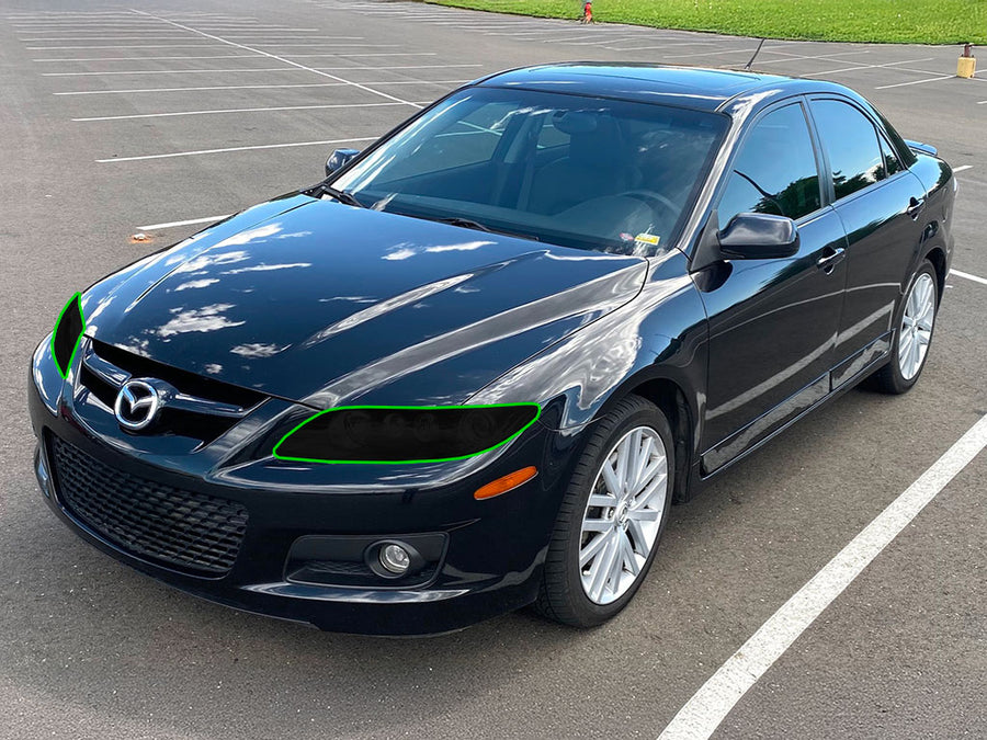 mazda mazda6 2003-2008 Headlight Tint Location