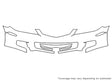 6 3M Clear Bra Bumper Precut PPF Diagram