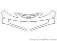 6 Avery Dennison Clear Bra Bumper Precut PPF Diagram