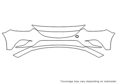 6 3M Clear Bra Bumper Precut PPF Diagram