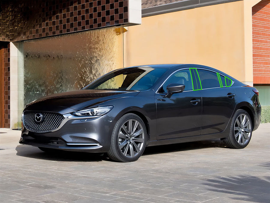 mazda mazda6 2014-2021 Pillar Post Trim Installation Location
