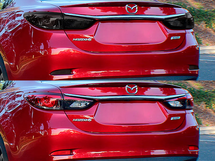 mazda6 Before and After Smoked Taillights