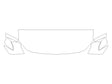 6 3M Clear Bra Hood Precut PPF Diagram