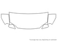 miata Avery Dennison Clear Bra Hood Precut PPF Diagram
