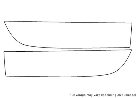 miata 3M Clear Bra Door Cup Precut PPF Diagram