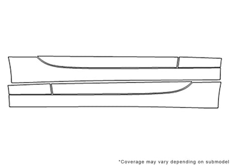 miata Avery Dennison Clear Bra Door Cup Precut PPF Diagram