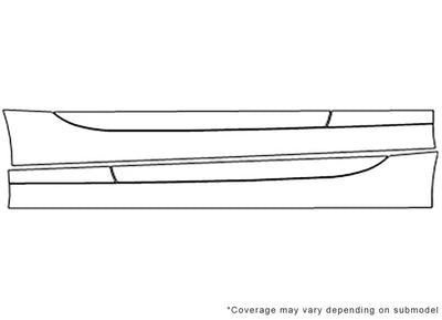 miata 3M Clear Bra Door Cup Precut PPF Diagram