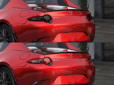 miata Before and After Smoked Taillights