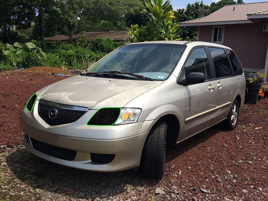 mazda mpv 2000-2003 Headlight Tint Location