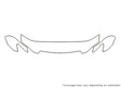 mpv Avery Dennison Clear Bra Hood Precut PPF Diagram